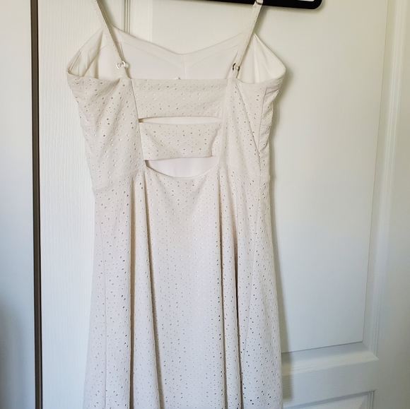 🌵AEROPOSTALE White Eyelet Fit & Flare Mini Dress - Picture 4 of 6
